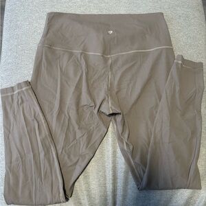 Lululemon Oatmeal High-Waisted Leggings